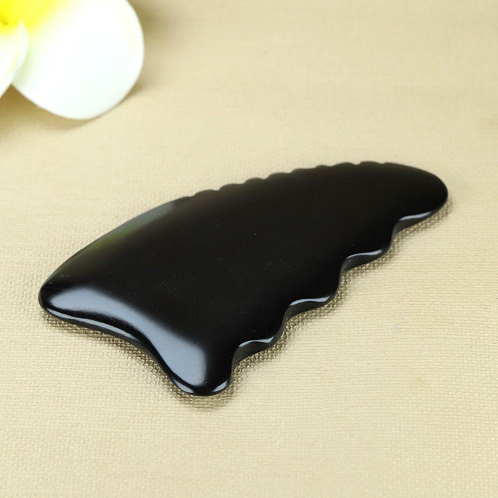 Neck Scraping Bian Stone Gua Sha Board Acupuncture Face Massager Relaxation Skin Care Tool  Girls