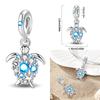 925 Silver Ocean World Series Sea Turtle Starfish Little Crab Octopus Charms Bead Fit 925 Bracelet DIY Jewelry