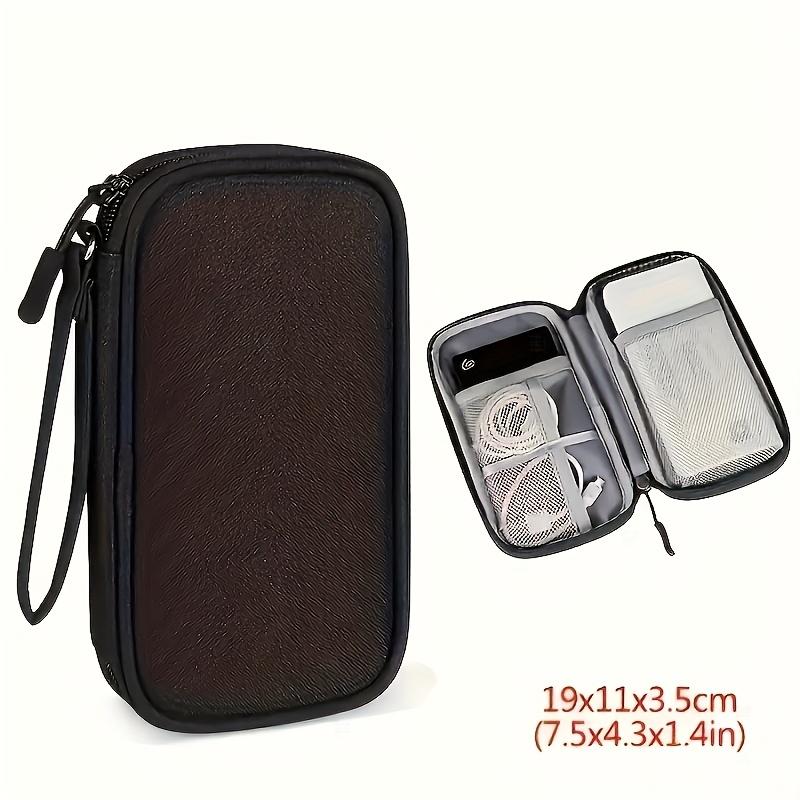 

A Portable Electronic Device Storage Bag - a Lightweight Travel Storage Pouch Suitable for Cables, Mice, And Power Banks, Digital Organizer чёрный