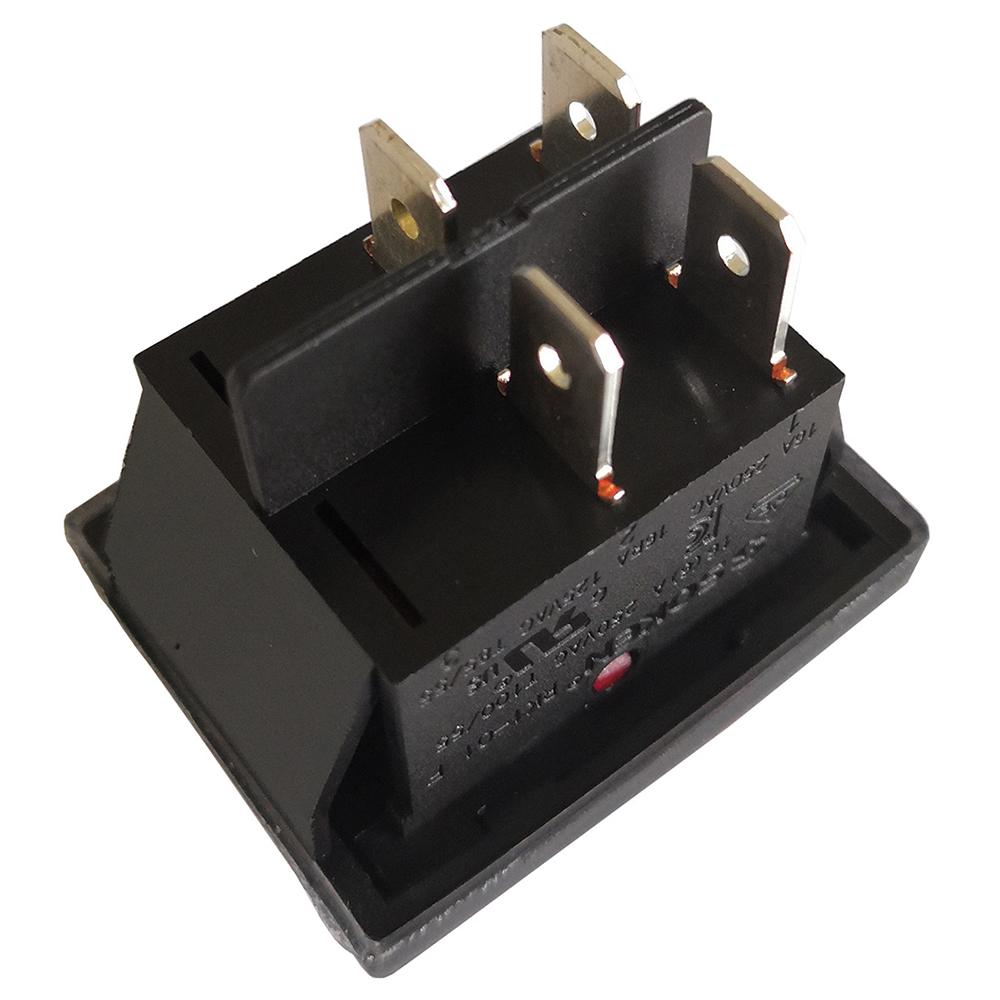 SOKEN Rocker Switches ON-OFF DPST Pushbutton Treadmill Switch RK1-01 4Pins