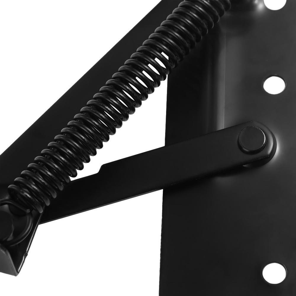 2pcs Bridge Shaped Spring Hinges Bracket Cabinet Door Support Durable Door Hinge Cabinet