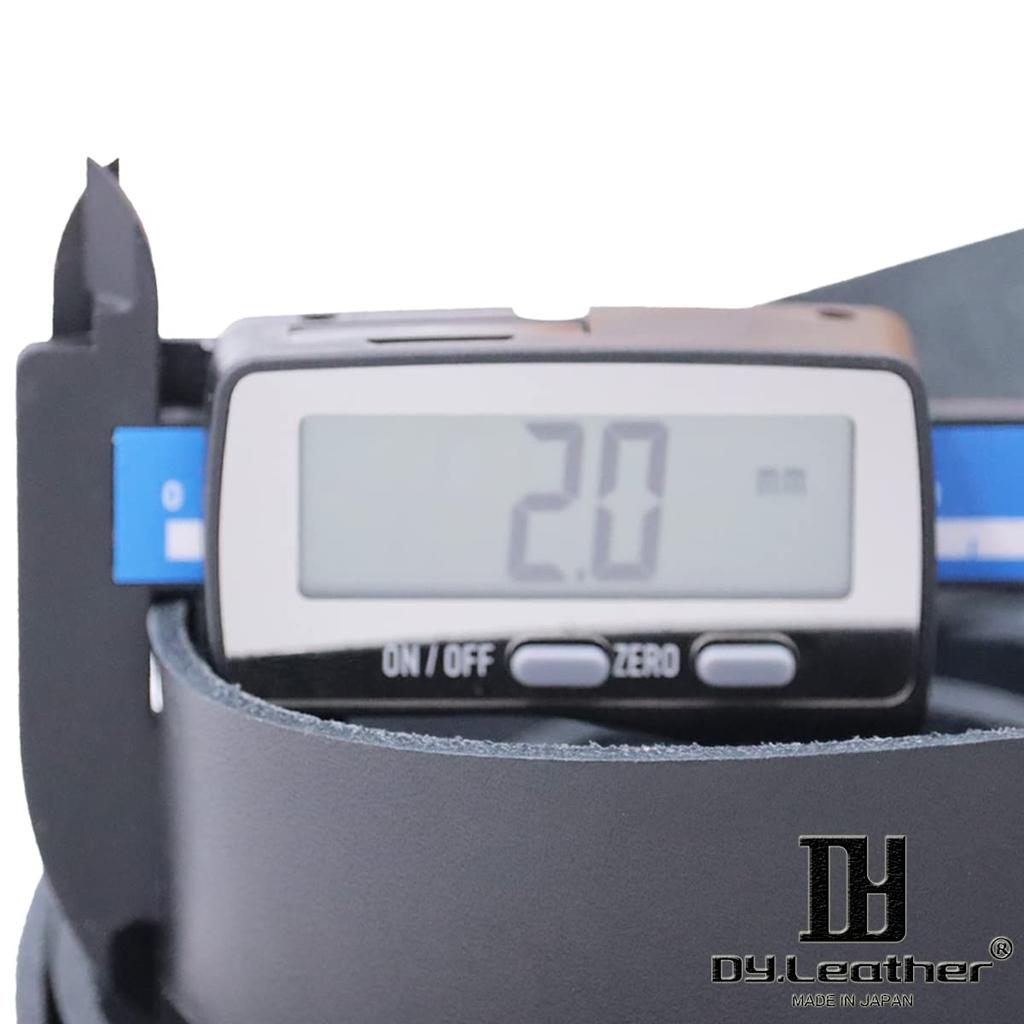 Leather Tape 30mm Made In Leather Leather Craft Natural Leather Genuine Cowhide Leather Natural 30mm 170cm Black DY.Leather [170cm Long, Wide, 2.0mm