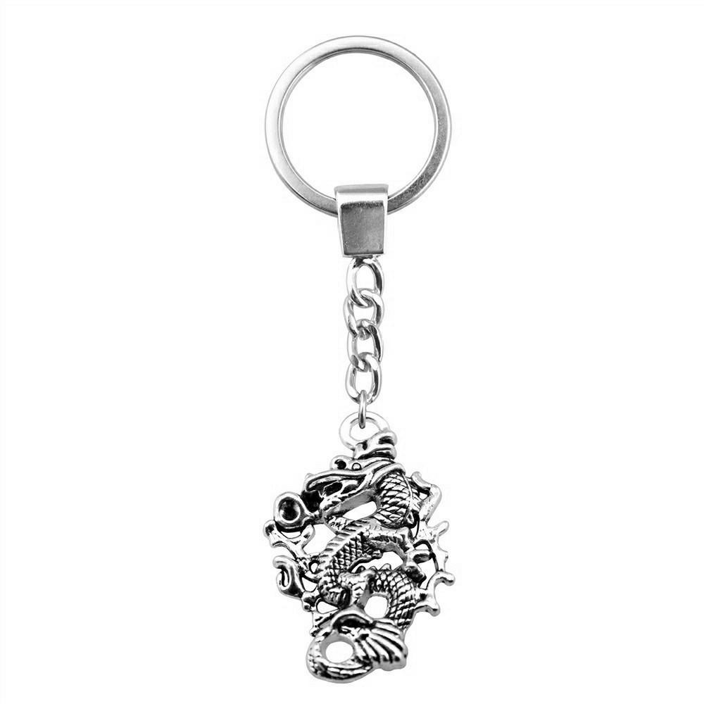 Medical Caduceus Star Charm Keychain Nurse Doctor Pendant Dinosaur Key Ring 30mm