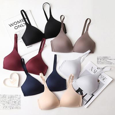 Seamless Bras for Women Push Up Bras No Wire Brassiere A B Cup Underwear Sexy Bralette Three Quarters 3/4 Cup Lingerie