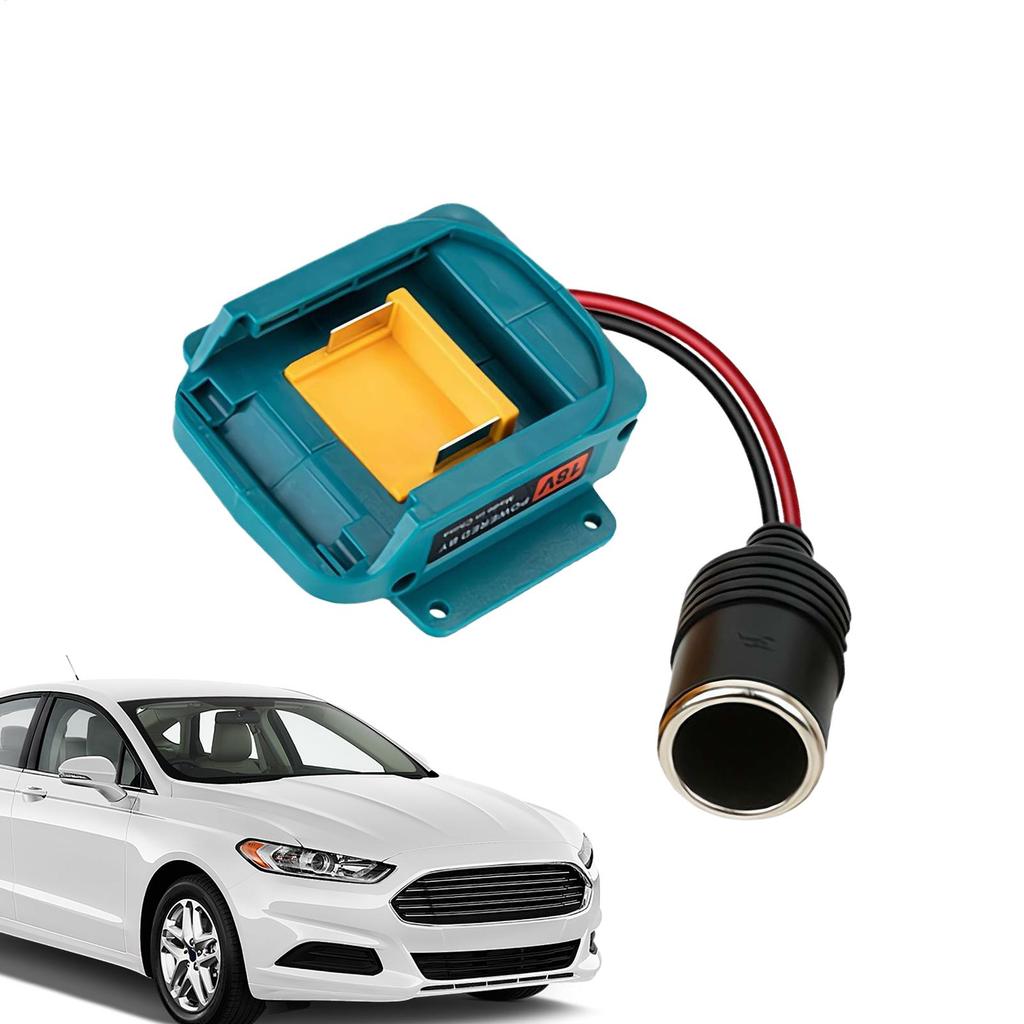18V-20V Power Tools Battery Car Charger Female Connector  Stable Charging Plug Socket Female Car Socket Adapter Universal