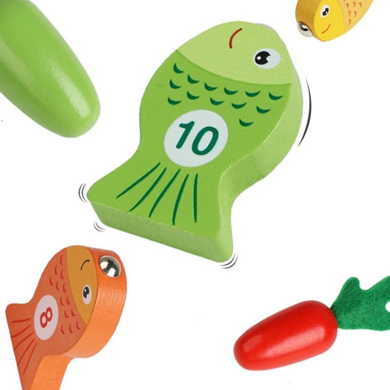 Early Learning Puzzle Toy For Kids Interactive Fishing And Carrot Harvesting Activity Toy for Hand Eye Coordination
