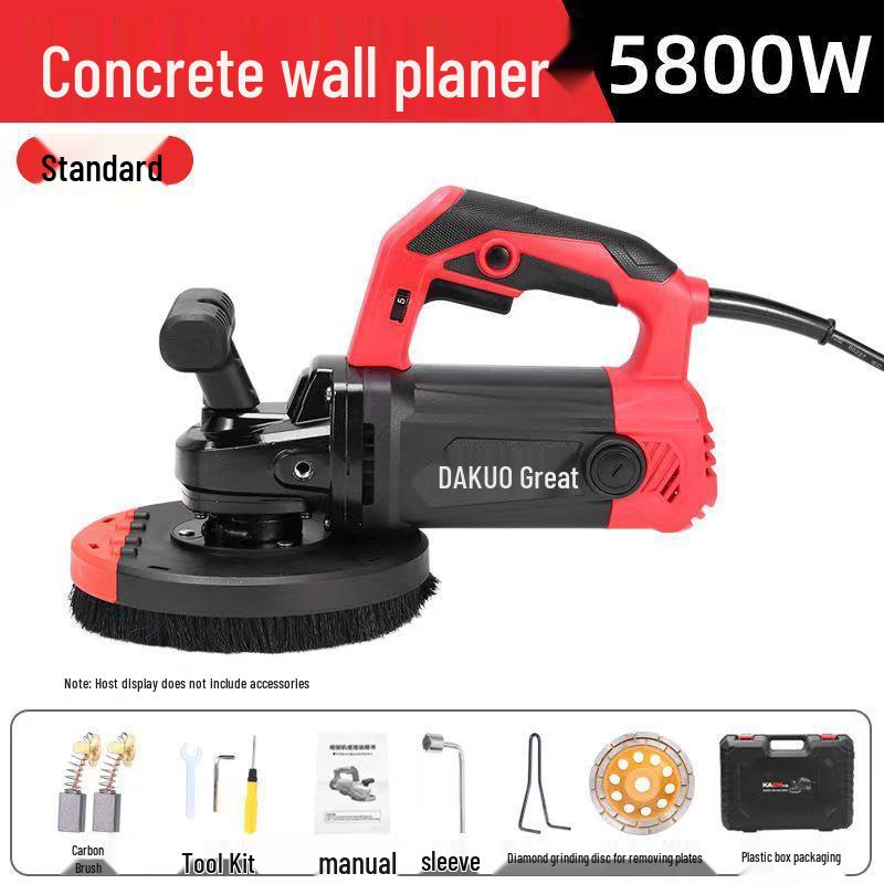 Electric Cement Floor Grinder with Grinding Discs – Wall Scraper & Putty Planer