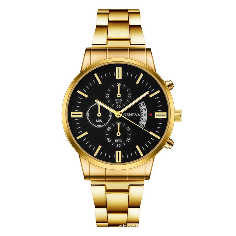 Men's Steel Belt Watch Quartz Watch Steel Belt Watch Live Broadcast Huaqiangbei Watch Imitation Mechanical Watch