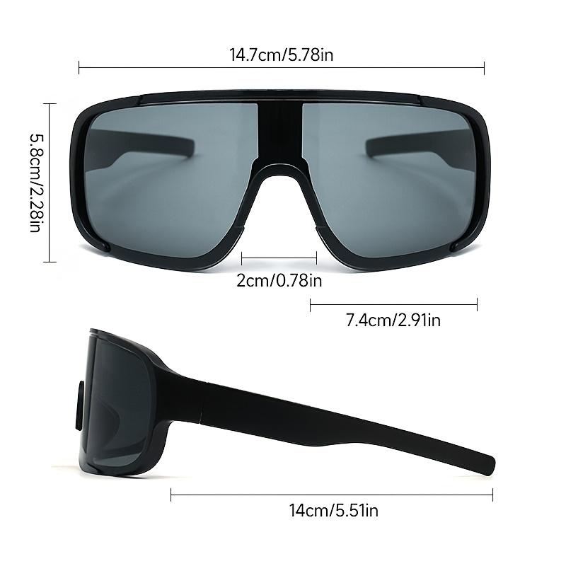 1pc Wrap-Around Glasses, Urban Explorer, Vintage Style Unisex Fashion Eyewear, Ideal for Outdoor Rock Climbing, Fishing, Running, Hiking