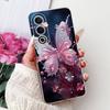 For OPPO K12x A80 Case 2024 New Fashion Love Heart Soft Silicone Back Cover For OPPO A3 Pro 5G CPH2639 A 80 K 12x CPH2667 Bumper