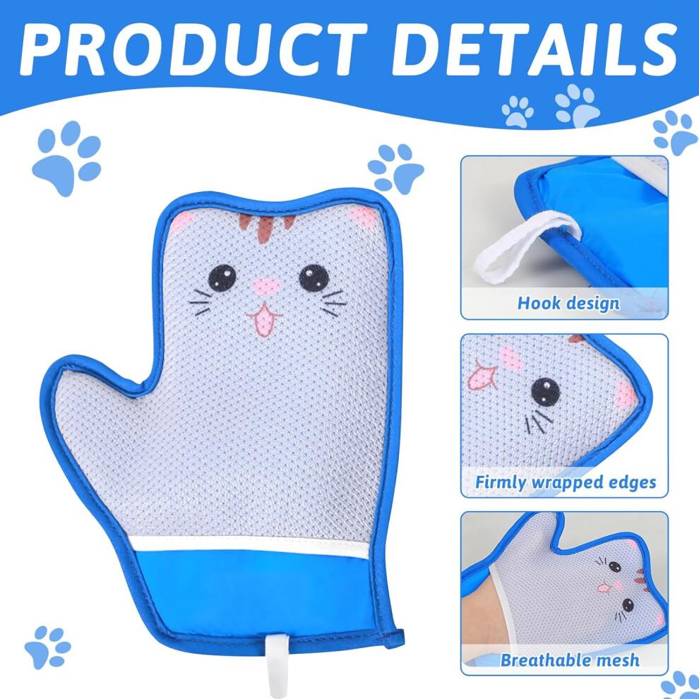 Electrostatic Pet Hair Remover Glove, Double-Sided Cat Hair Remover for Dogs and Cats, Foldable, Easy Clean, Soft Material