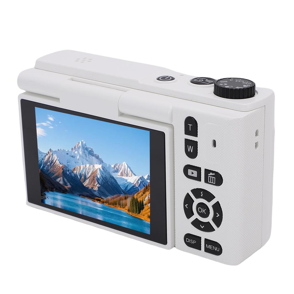 Digital Camera 5K 75MP 18X Zoom Autofocus Vlog Camera with 2.8 Inch 180 degrees  Flip Screen for Travel