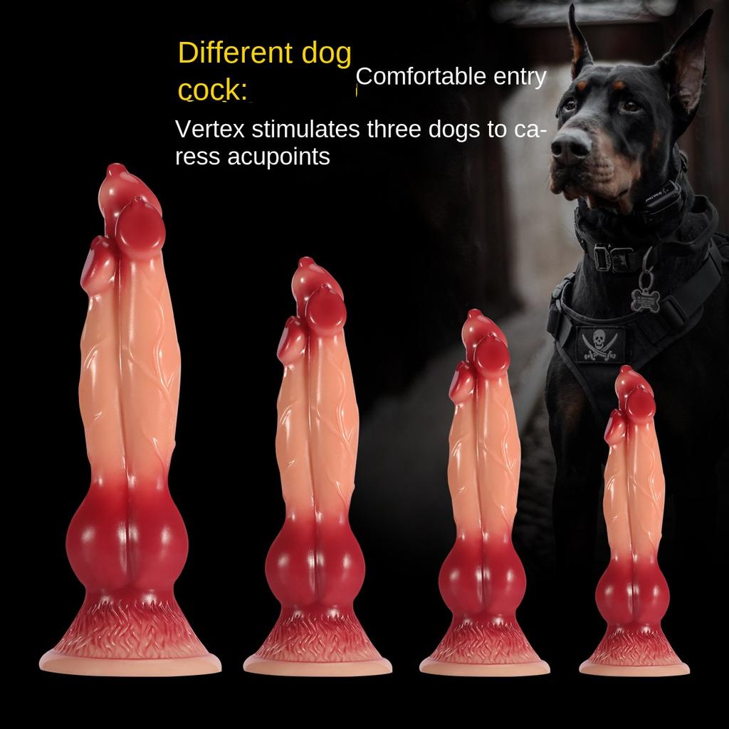 J93 Cerberus Mostro Dildo Realistico Extra Large Pene di Cane Giocattolo Sessuale per Adulti per Donne Taglia Grande Fantasia