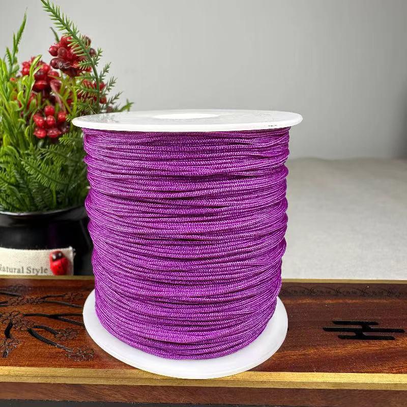 Jadefaden 0,8 mm Webkordel für DIY handgefertigten Schmuck und chinesische Knoten-Halskette