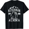 Retro Alaska Berg _ Vintage Alaskaans T-shirt