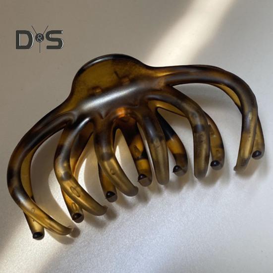 3/4Pcs Hair Claw Octopus Design Anti-slip Teeth Strong Grip Hair Clip Back Head Bath Hair Barrette Hair Accessory