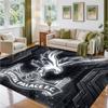 Crystal Palace Football Design Crystal Velvet Rug Soft Decorative Mat for Bedroom Entrance