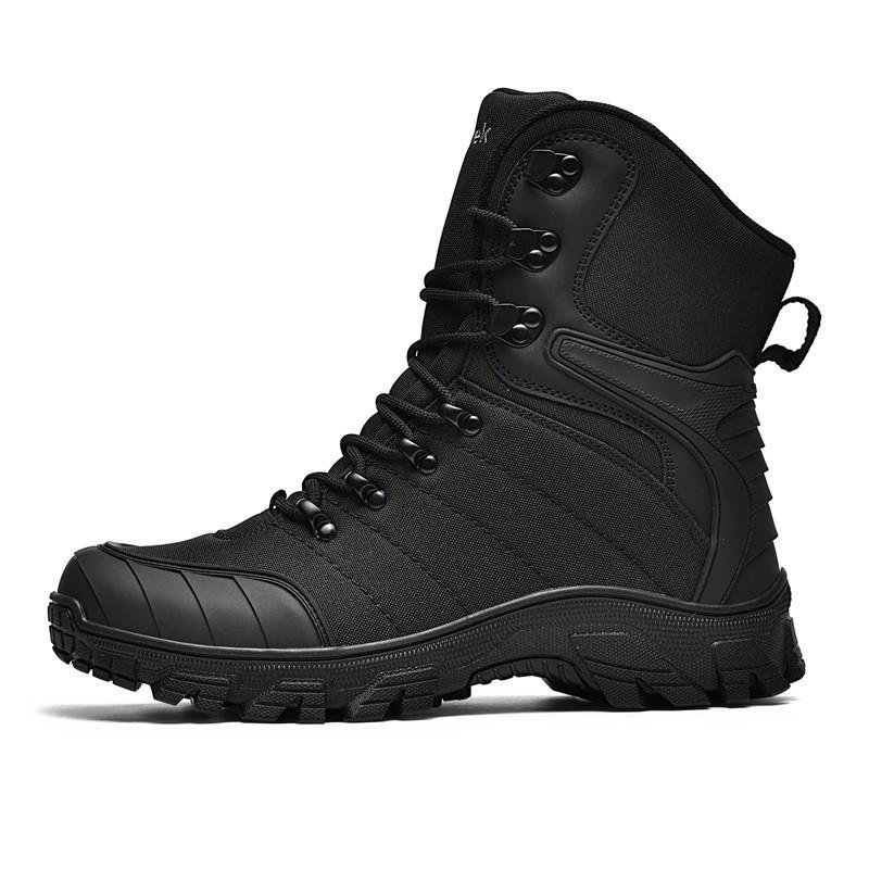 Men s Lightweight Black Non-slip Wear-resistant Outdoor Hiking and Climbing Shoes Size 44