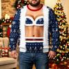 Men's Christmas Crewneck Sweatshirt, No Hood Casual Pullover for Holiday Winter Wear