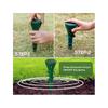 Répulsif anti-souris d'extérieur pour ferme, solaire, ultrasonique, rechargeable, étanche IP65 (vert)