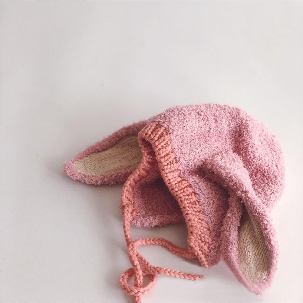 

Plush Infant Ear Protection Cap Cartoon Rabbit Kids Beanie for Baby Boy Girl