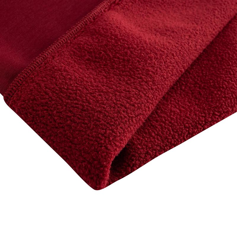 Anta Autumn Fleece Hooded Sweatshirt Unisex tops Lychee-Red 972548703-4