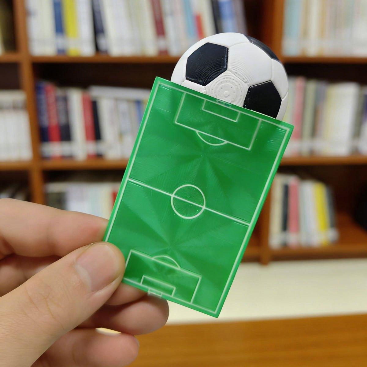 

Unique New Item - Soccer Bookmark - 3D Bookmark - Soccer Field Clip - Reading Page Marker - Fun Cartoon Adorable Stationery зелёный