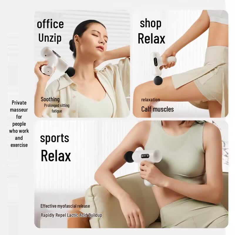 TLXT Mini Percussion Massage Gun CN Plug (adapter Included)