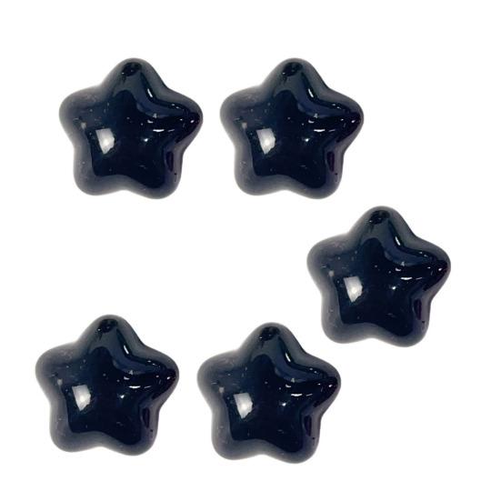 

Metallic Star Charms 16mm Electroplated Flatback Stars Five-Pointed Star Charms for DIY Mobile Phone Cases Jewelry Making Hairpins Craft Supplies 20PCS