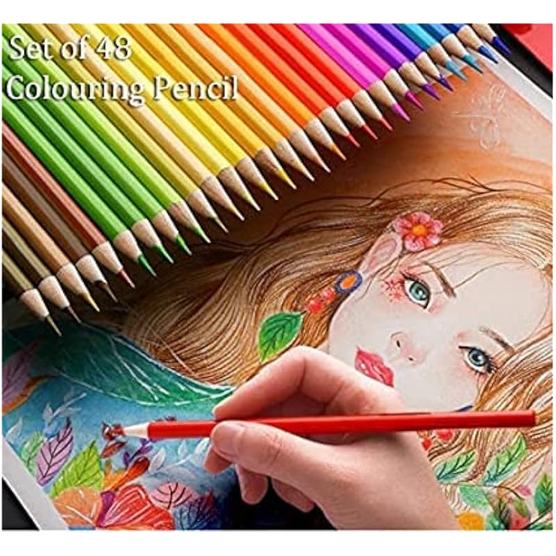 Corslet 60 Pcs Drawing And Sketch Pencils For Artists Kit Sketch Pencils Set For Artists Pencils Drawing Pencil Oil-Base