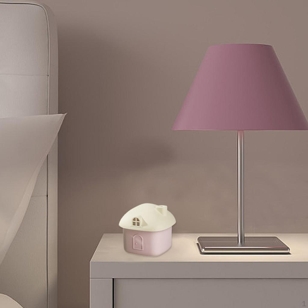 Mini Humidifier Misting House Shape Personal Desktop for Small Room