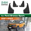 4PCS Car Mud Flaps Splash Guards Mudguards Car Mud Flaps Compatible with Ford Bronco Sport