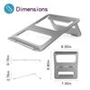 Aluminum Alloy Tablet Holder For Macbook Laptop Stand Holder Accessories Raise Computer Desktop Heat Dissipation Anti Skid Stand