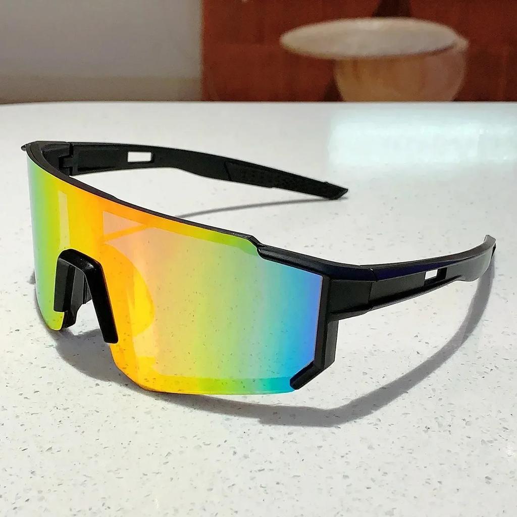 Oversized Rimless Sport Sunglasses Women  New Fashion Frameless Shield Sun Glasses For Men Outdoor Bicycle Mountain Eyewear