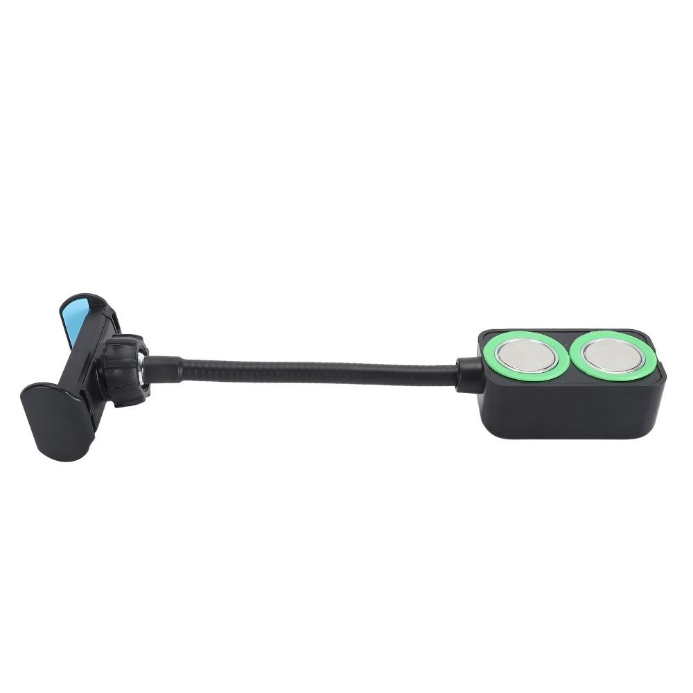 Powerful Magnetic Attachment Double Magnets Phone Holder Flexible Arm Plastic Flexible Neck Cellphone Stand Adjustable Stand