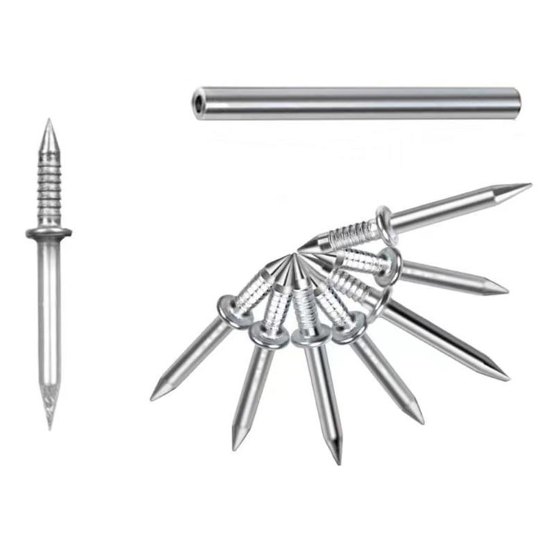 100 Skirting Thread Nails Traceless Nails Sheep Horn Nails Simple Installations