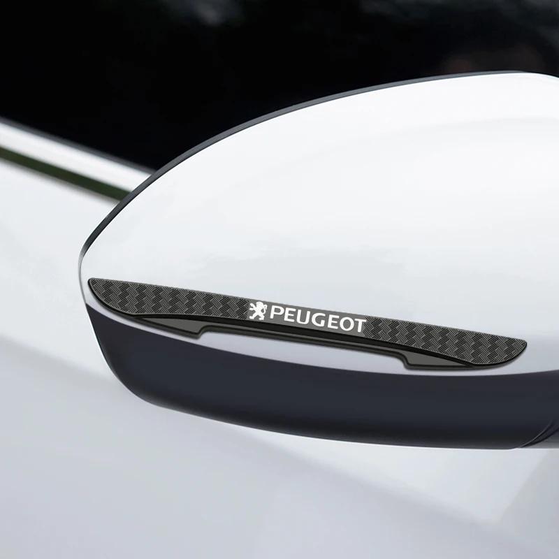 4Pcs Car Door Bumper Rubber Anti-collision Stickers For Peugeot 308 408 508 RCZ 208 3008 2008 206 207 307 Car Accessories HGH3