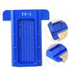 Precision Marking T-Rule, Aluminum Alloy Hole Positioning Scribing Gauge Woodworking Measuring Tool(Blue)
