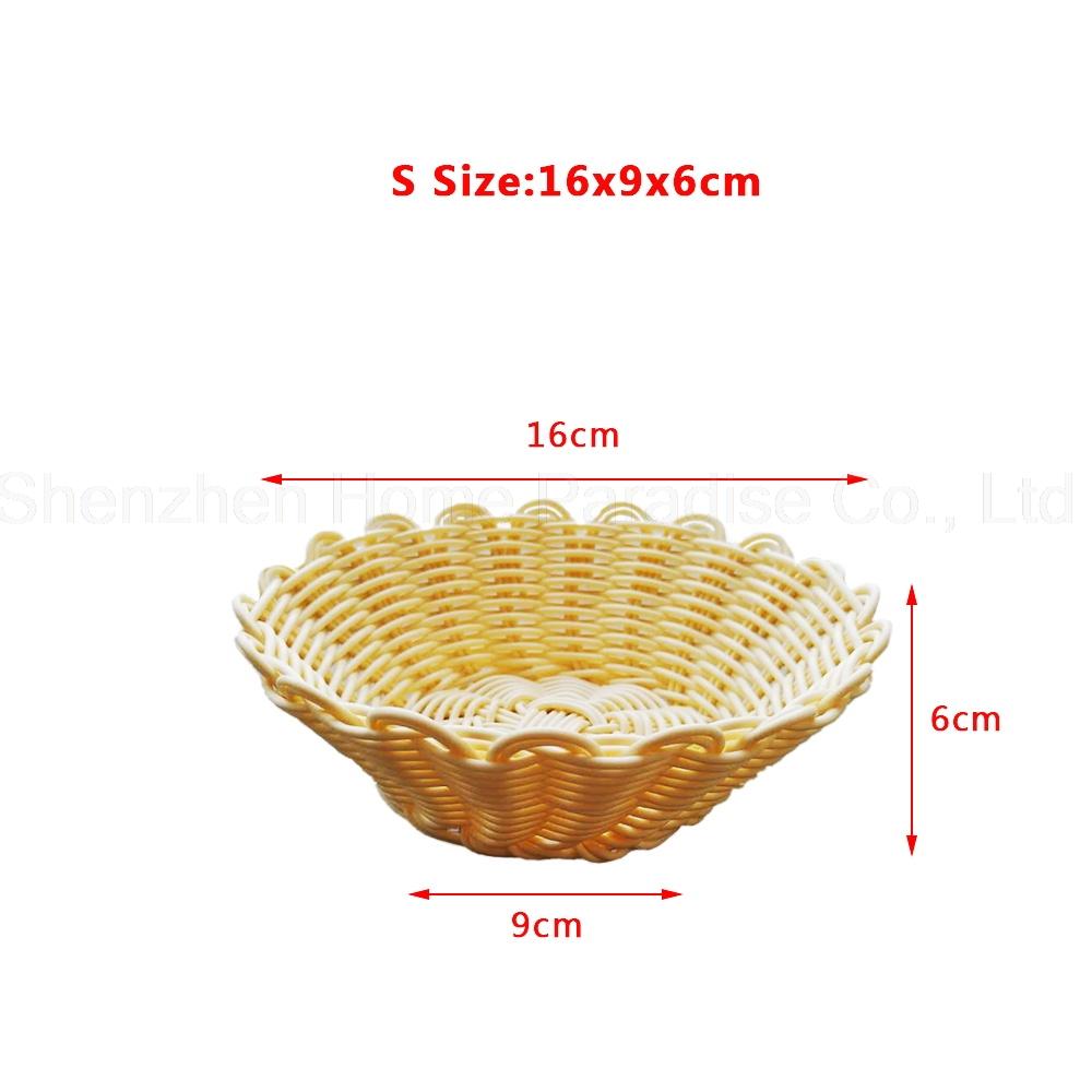 

Корзины для хранения фруктов ручной работы, плетеные коробки для хранения, кухонный контейнер, корзина для хлеба, квадратные подносы для фруктов, органайзер, тарелка, домашний декор