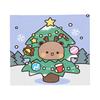 Bubu Dudu Xmas Flannel Throw Blankets Christmas Panda Tree Blankets for Bedding Travel Warm Plush Thin Quilt