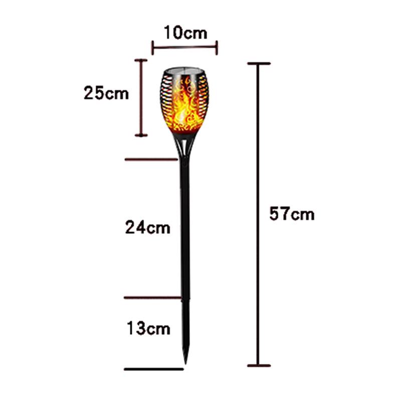 Waterproof Solar Outdoor Flame Light for Lawn, Courtyard, and Street