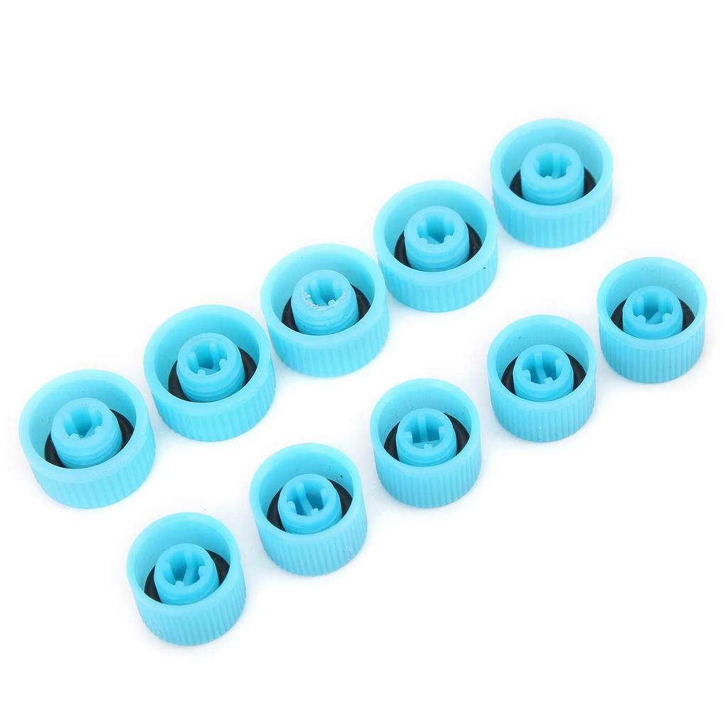 AC-ventilskydd 10 st A/C-laddningsportskydd Bil Luftkonditionering Ersättning