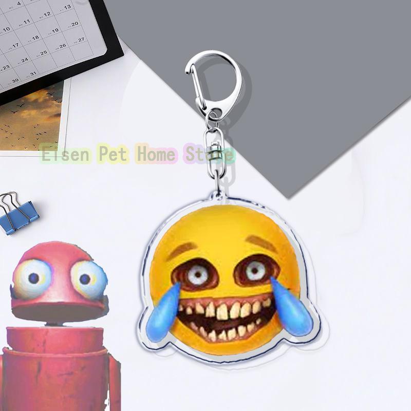 Funny Horrible Game R.E.P.O Keyrings for Accessories Bag Key Chain Ring Jewelry Fans Gifts Horror Keychain Llaveros