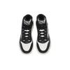 Anta Textile, Synthetic Leather Cushioning, Wear Resistant High top Skateboard Shoes Women's Black White 922348087-4