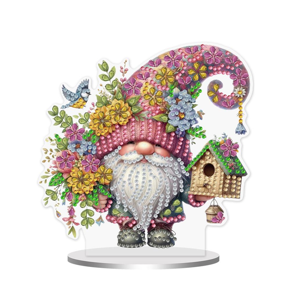 Special Shape Acrylic Diamond Painting Desktop Decorations Diamond Painting Tabletop Ornaments Kit for Home Office Desktop Decor