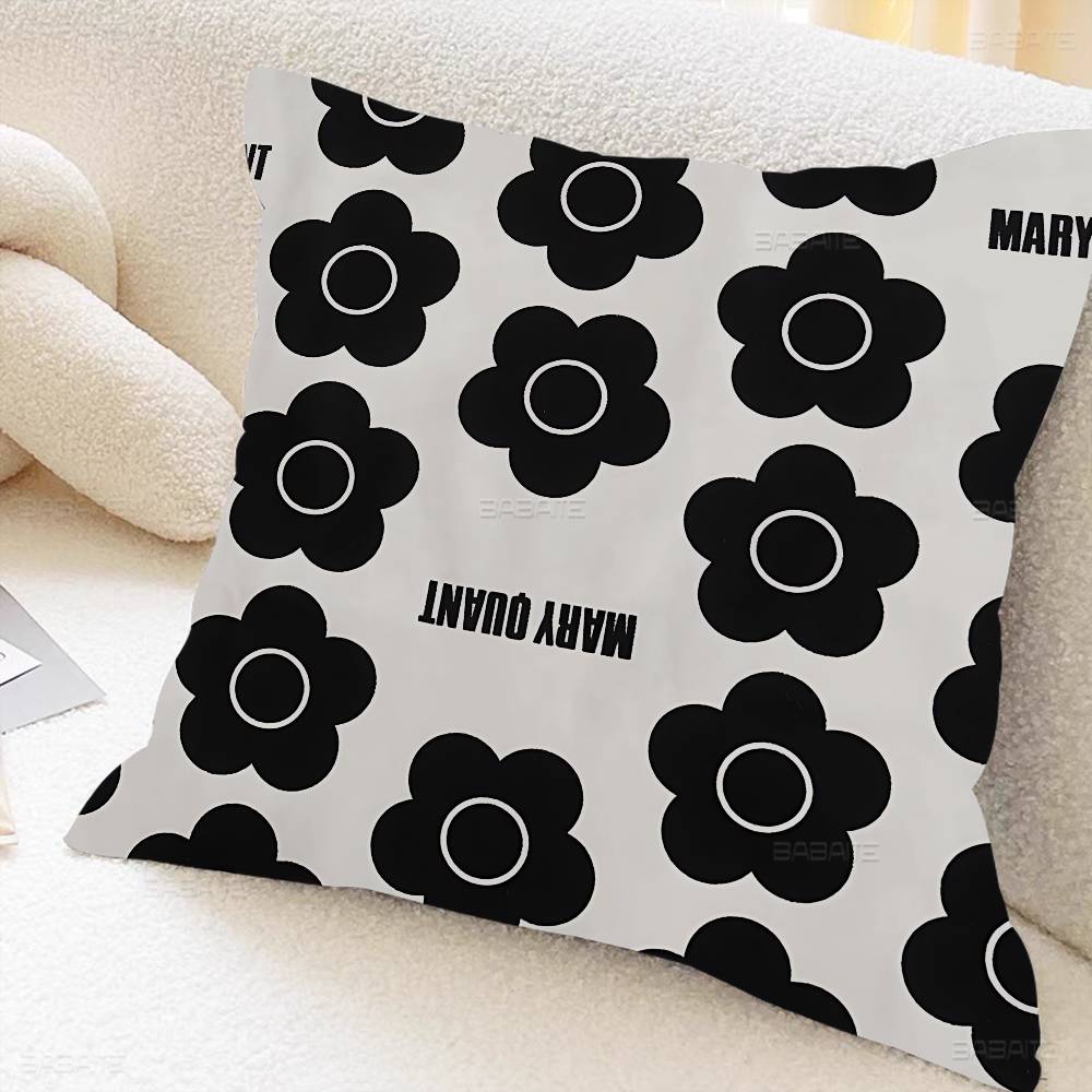 MMarys logo QQuants Cushion Cover Polyester Sofa Cushions Decorative Throw Pillows Home Decoration Pillowcover