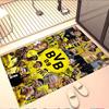 Borussia Dortmund Print Rug, Washable Floor Carpet, For Entryway Dorm Laundry Room Office Study, Home Decor Birthday Christmas Gift