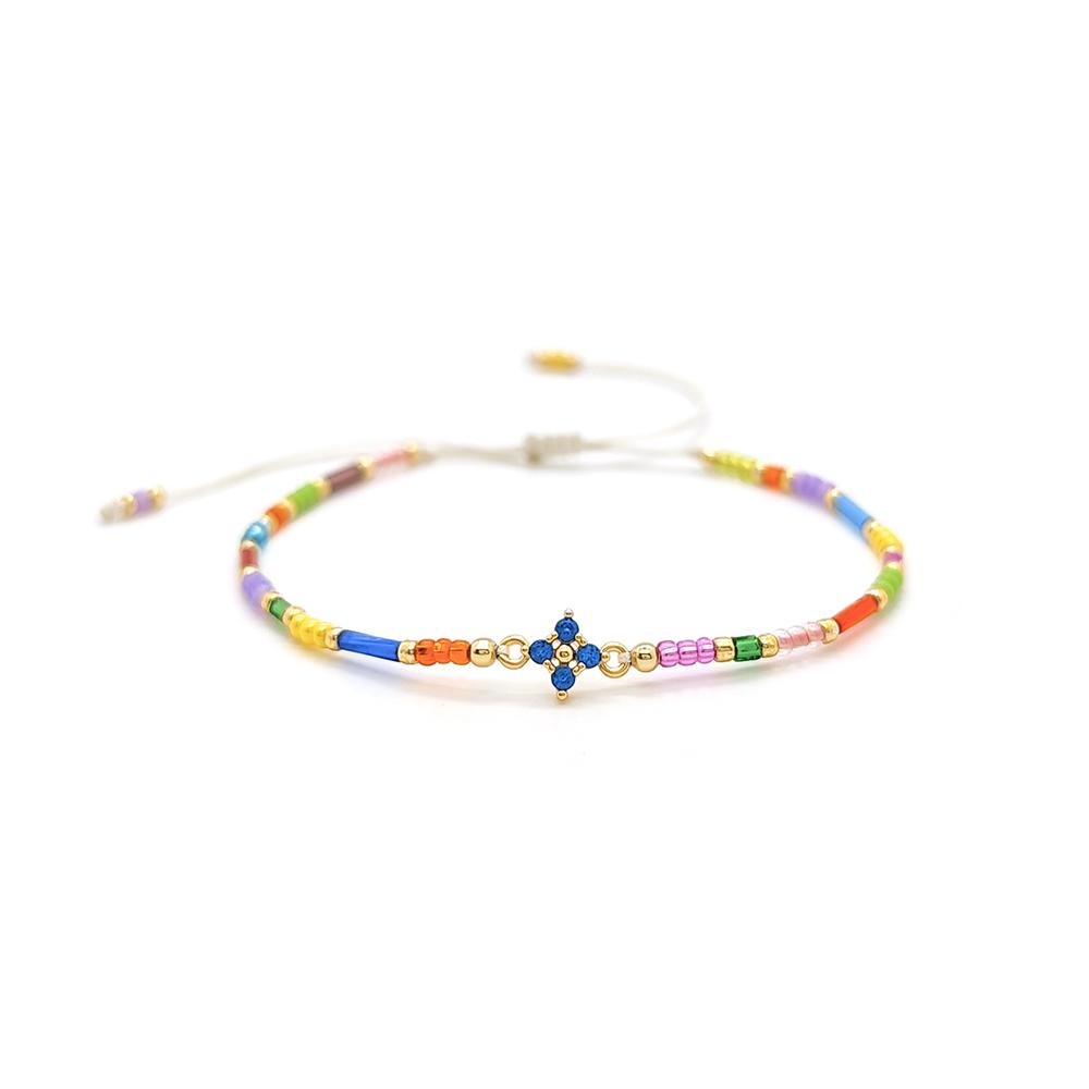 KKBEAD Friendship Bracelet for Women Boho Summer Colorful Handmade Stackable Miyuki Jewelry Sun Charm Pulseras Gifts for Girls