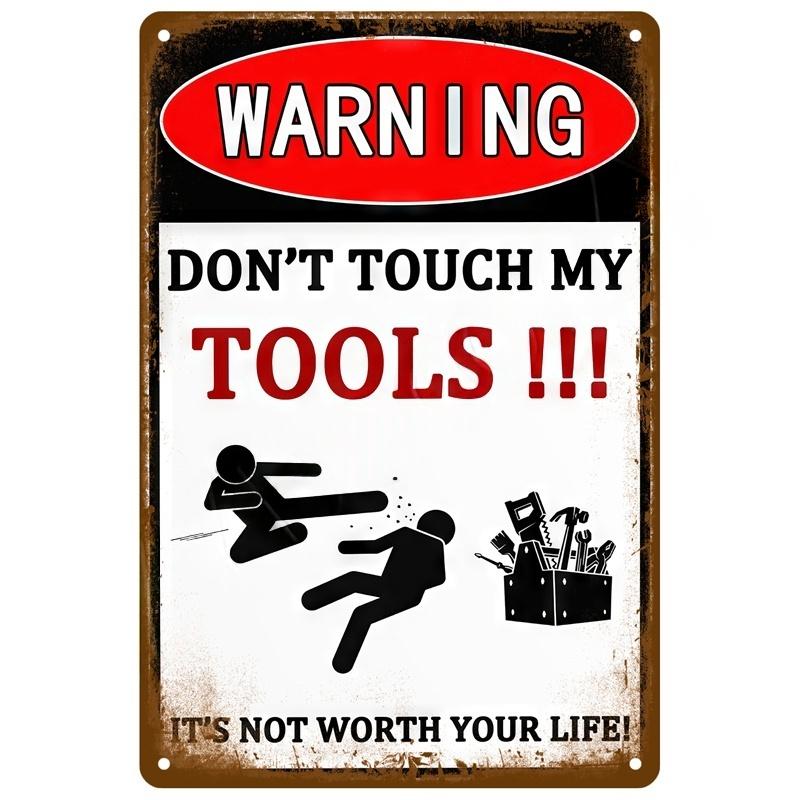 Bedroom Metal Signs Retro Metal Plate Posters Wall Art Mural Vintage Room Decoration Home Decor Items Tin Signs Aesthetic Men