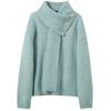 Sancai Women's Two-Way Scarf-Neck Knit Sweater